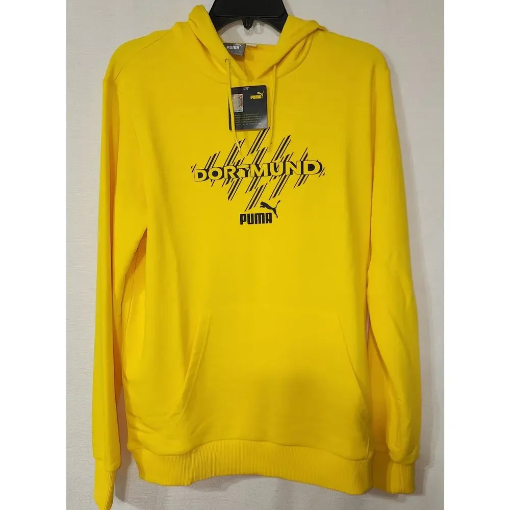 Borussia Dortmund yellow hoodie medium Puma
